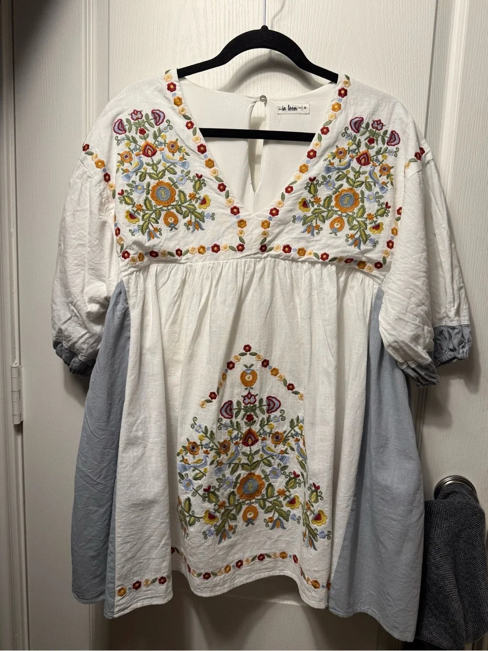 Playa Del Carmen Embroidered mini dress size M - Picture 9 of 17